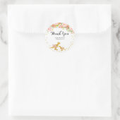 Sticker en Merci rose Dino Or (Sac)