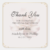 Sticker en Merci rose souple (Devant)