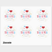 Sticker en Merci sucré de Valentine (Feuille)