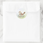 Sticker en or floral Little Bird (Sac)
