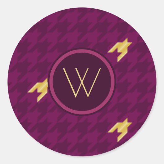 Sticker en pied de cheminée rose avec accentuation (Devant)