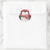 Sticker en pingouin de Noël (Sac)