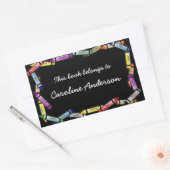 Sticker en plaque de bordure Crayon (Enveloppe)