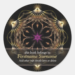 Sticker en plaque d'immatriculation Avanaza Golden