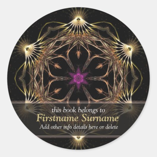 Sticker en plaque d'immatriculation Avanaza Golden (Devant)