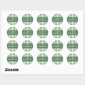 Sticker en plaques Ex Libris (vert Tilo) (Feuille)