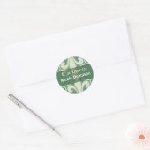 Sticker en plaques Ex Libris (vert Tilo) (Enveloppe)