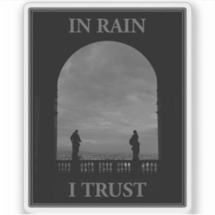 Sticker En pluie, j'ai confiance