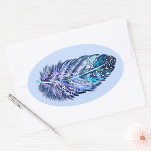 Sticker en plume (Enveloppe)