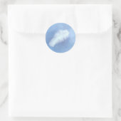 Sticker en plume blanche flottant (Sac)