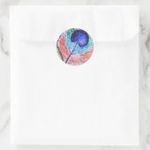 Sticker en plume de paon (Sac)