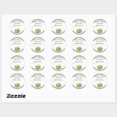 Sticker en pot Canning Picks et Relish (Feuille)