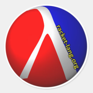 Sticker en raquette avec URL