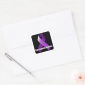 Sticker en ruban violet pour guerrier de sarcoïdos (Enveloppe)