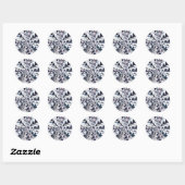 Sticker en strass classique (Feuille)
