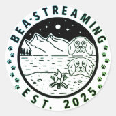 Sticker en streaming Bea Découpe verte (Devant)