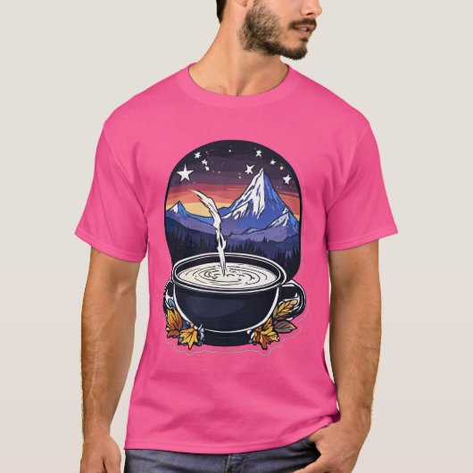 Sticker en T-shirt Dark Magic Cauldron (Devant)