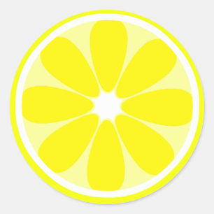 Sticker en tranches de citron