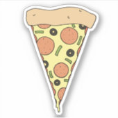 Sticker en tranches de pizza au fromage (Devant)