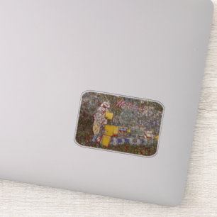 Sticker en verre de l'apiculture