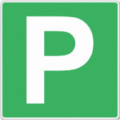 Sticker en vert/blanc (Devant)