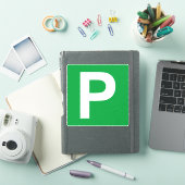 Sticker en vert/blanc (Couverture iPad)