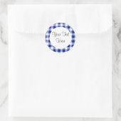 Sticker En vichy bleu (Sac)