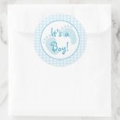 Sticker En vichy bleu (Sac)