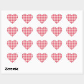 Sticker En vichy rose - Vibes douces et mignonnes (Feuille)