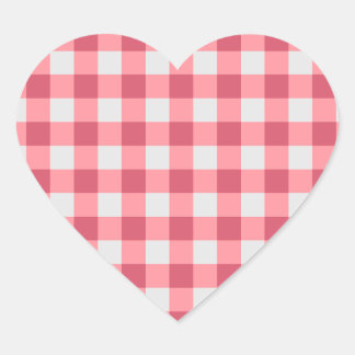 Sticker En vichy rose - Vibes douces et mignonnes