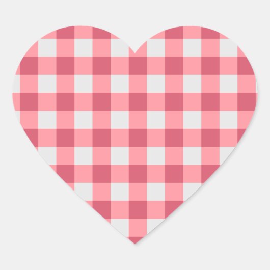 Sticker En vichy rose - Vibes douces et mignonnes (Devant)