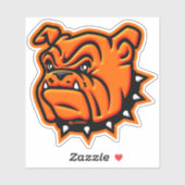 Sticker en vinyle 3D Artesia "Big Bulldog" (Feuille)