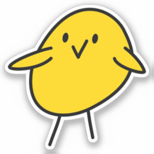 Sticker en vinyle à coupes personnalisées à la mai