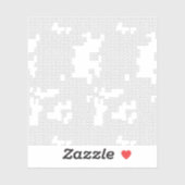 Sticker en vinyle à découpe horizontale, en porcel (Feuille)