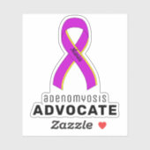 Sticker en vinyle Adenomyosis Advocate (Feuille)