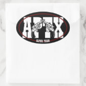 Sticker en vinyle alpin Texas Oval (Sac)