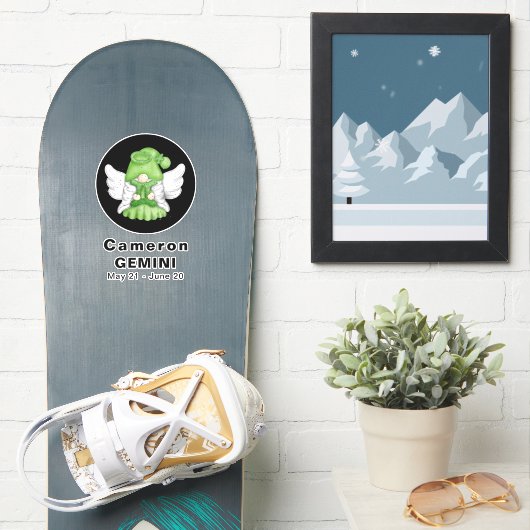 Sticker en vinyle Angel 8" Gnome Gemini (Snowboard)