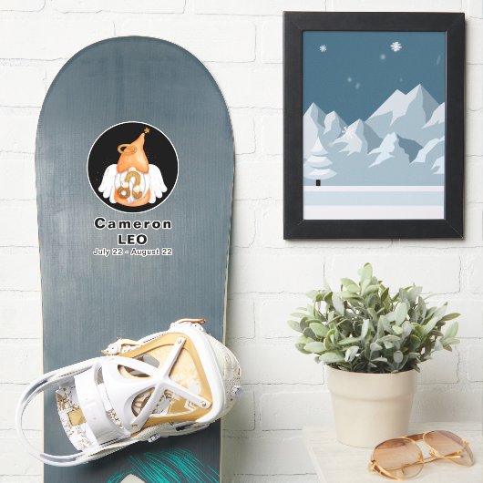 Sticker en vinyle Angel 8" Gnome Leo (Snowboard)