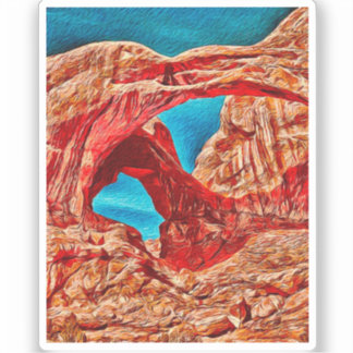 Sticker en vinyle Arches