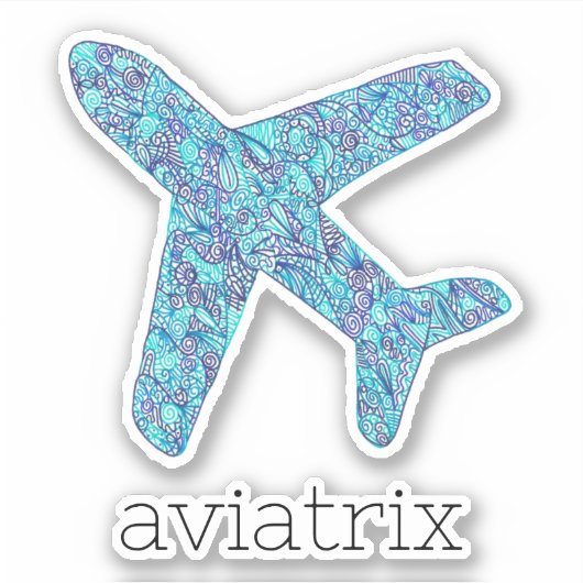 Sticker en vinyle Aviatrix (Devant)