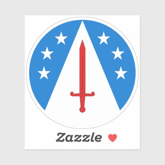 Sticker en vinyle blanc SCA Mountain (Feuille)