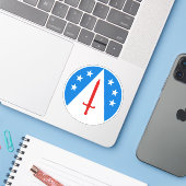 Sticker en vinyle blanc SCA Mountain (Ordinateur portable avec iPhone)