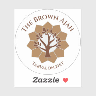 Sticker en vinyle Brown simplifié TarValon.Net