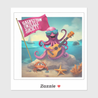 Sticker en vinyle Carré GUS de la société Galvesto