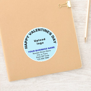 Sticker en vinyle clair de Saint-Valentin