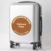 Sticker en vinyle couleur Brown (Sur valise)