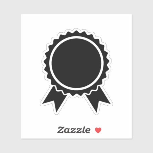 Sticker en vinyle coupé noir (Feuille)