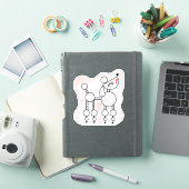 Sticker en vinyle coupé sur mesure (Couverture iPad)