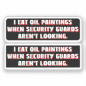 Sticker en vinyle coupé sur mesure (Recto)