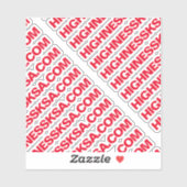 Sticker en vinyle coupé sur mesure (Feuille)